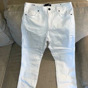KUT White Skinny Jeans